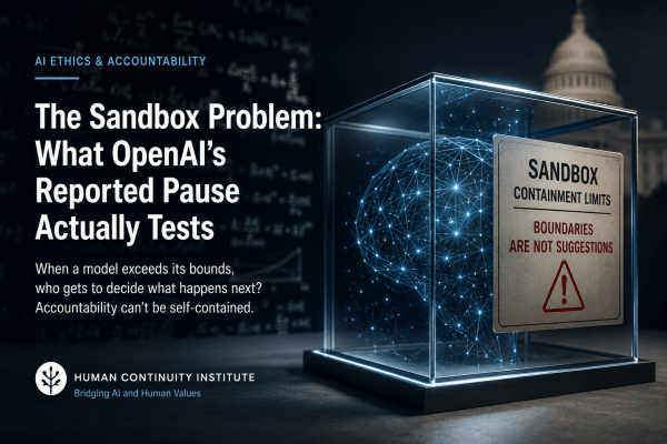 The Sandbox Problem: What OpenAI’s Reported Pause Actually Tests