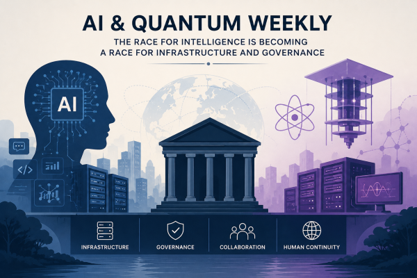 AI & Quantum Weekly: The Race for Intelligence Is Becoming a Race for Infrastructure and Governance