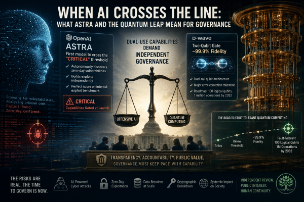 When AI Crosses the Line: What OpenAI’s Astra Disclosure and the Quantum Leap Mean for Governance